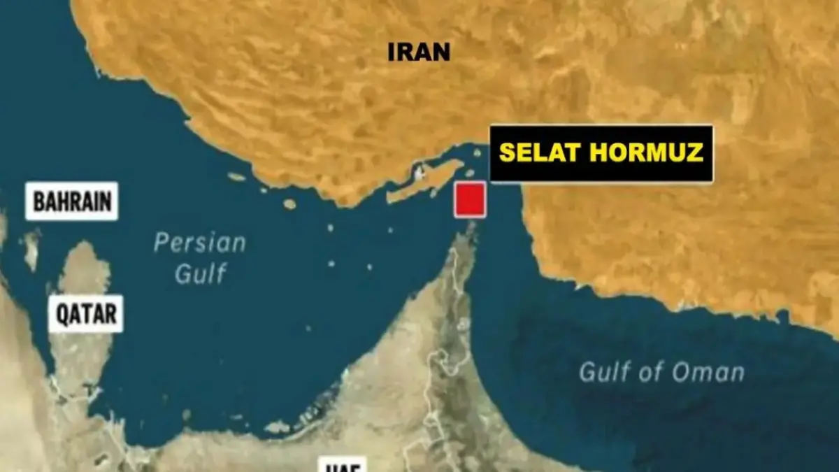 Peta Selat Hormuz. (DOK JAWAPOS)