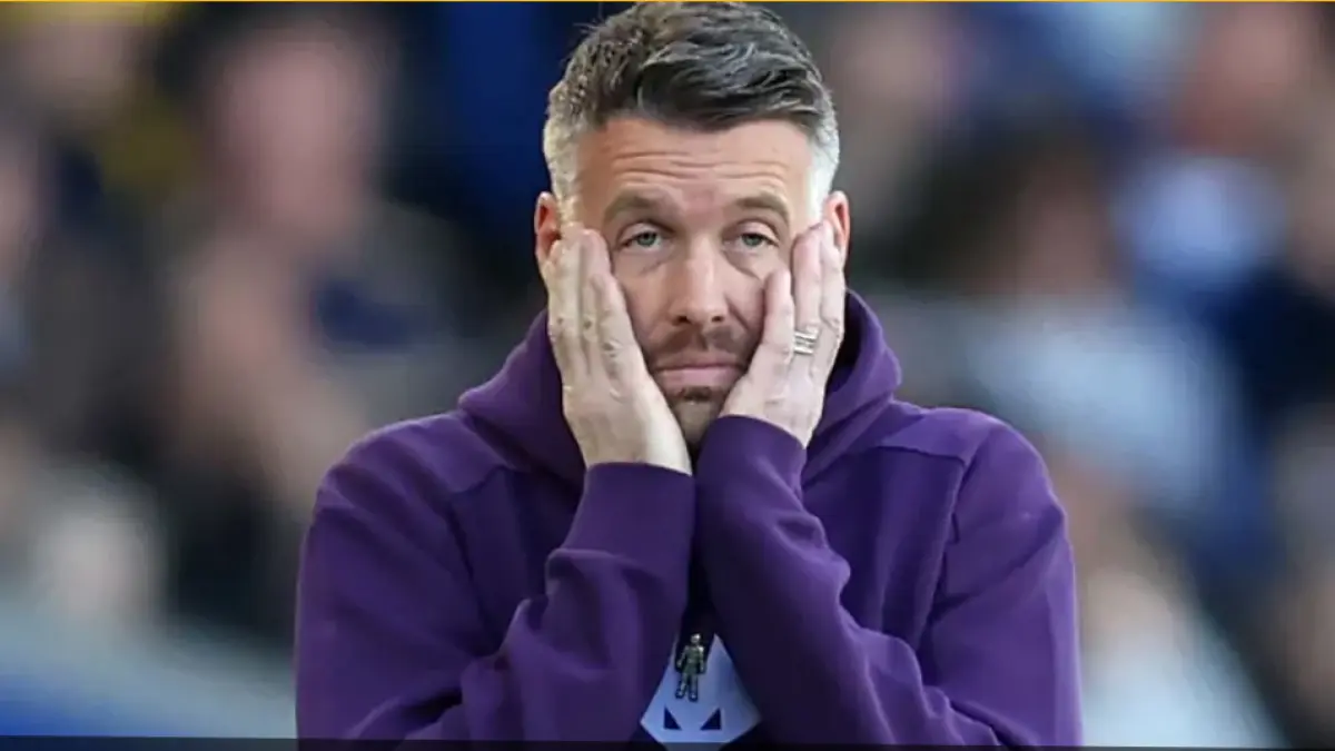 Ekspresi Pelatih Kepala Wolverhampton Wanderers (Wolves) Rob Edward (DOK. WOLVES)