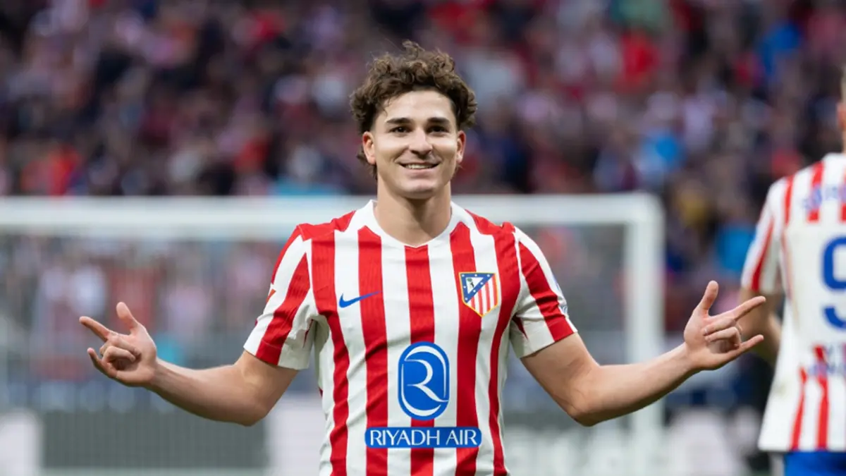 Julián Álvarez jadi target utama Barcelona musim panas mendatang.(INSTAGRAM/@juliaanalvarez)