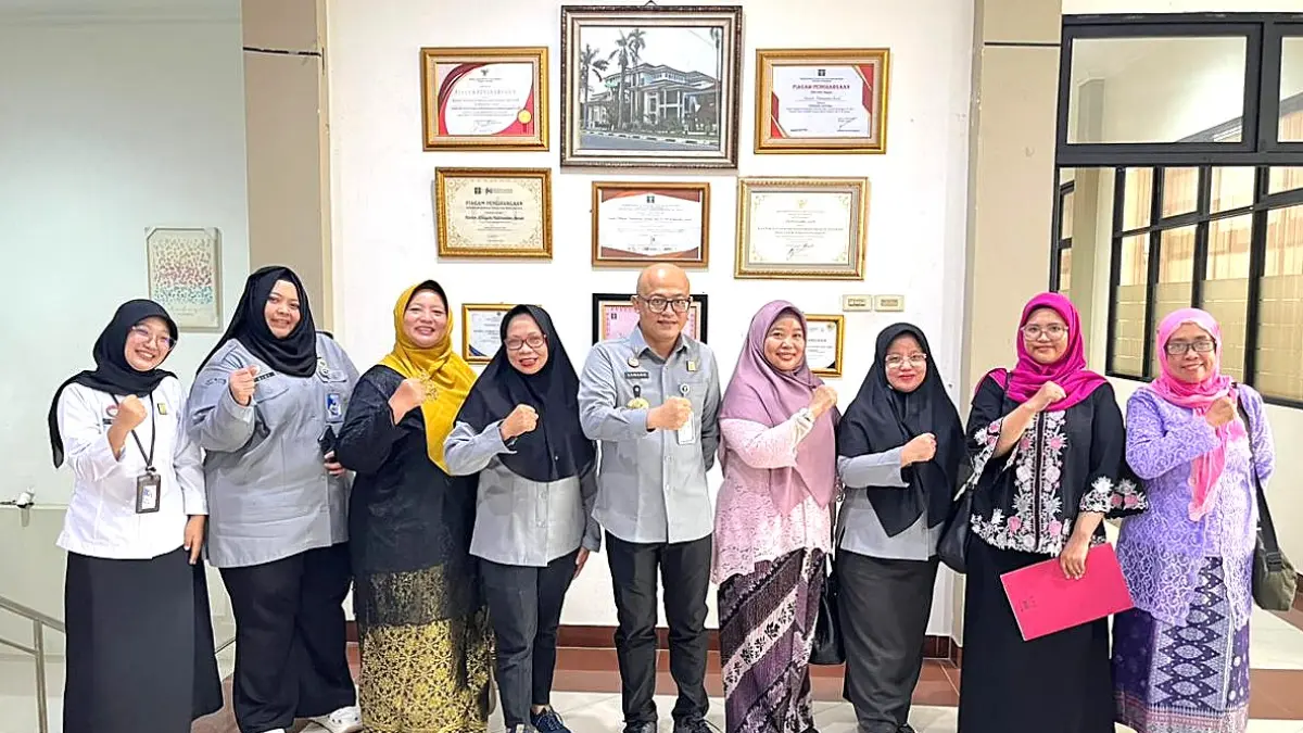 Kantor Wilayah Kementerian Hukum Kalimantan Barat menerima kunjungan koordinasi dari Dinas Ketahanan Pangan dan Pertanian Kabupaten Kubu Raya pada Selasa (21/4). (DOK KANWIL KEMENKUM KALBAR)