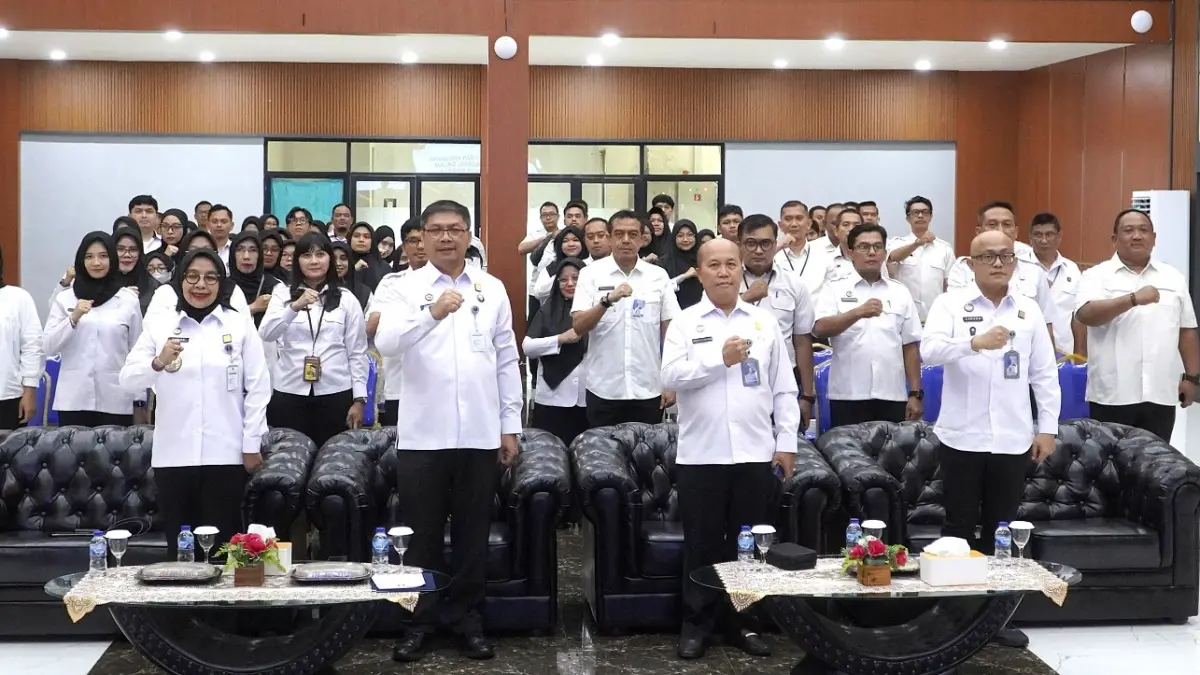 Kantor Wilayah Kementerian Hukum Kalimantan Barat menjadi lokasi pelaksanaan kegiatan penguatan teknis dan kebijakan dari Inspektorat Jenderal Kementerian Hukum RI pada Rabu (22/4). (DOK KANWIL KEMENKUM KALBAR)