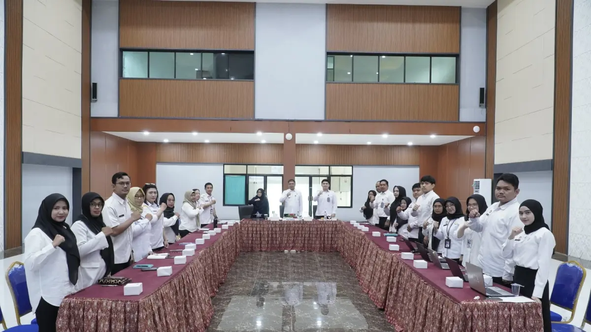 Kantor Wilayah Kementerian Hukum Kalimantan Barat menggelar Forum Komunikasi Kebijakan secara hybrid, Rabu (22/4). (DOK KANWIL KEMENKUM KALBAR)