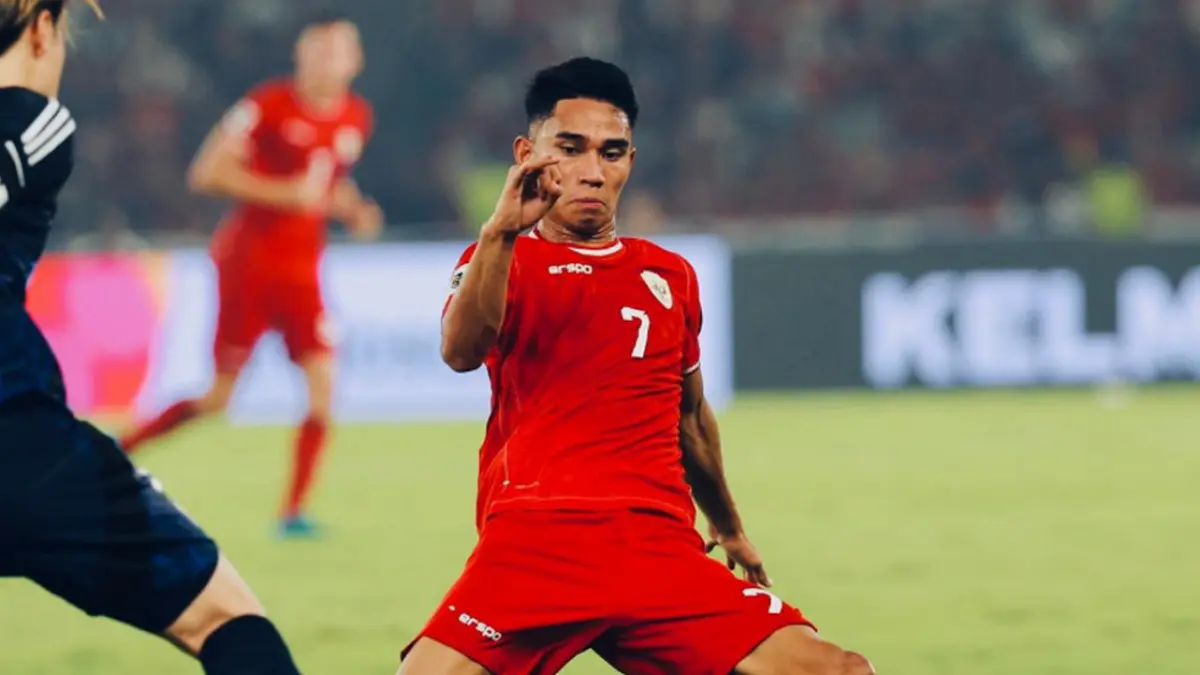 Marselino Ferdinan saat membela Timnas Indonesia.(INSTAGRAM/@marselinoferdinan10)