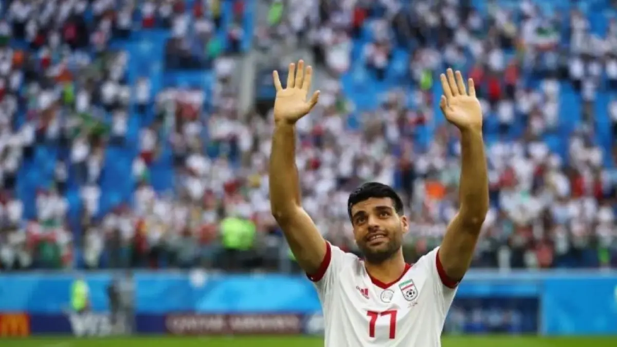 Penyerang Timnas Iran Mehdi Taremi.(ANTARA)