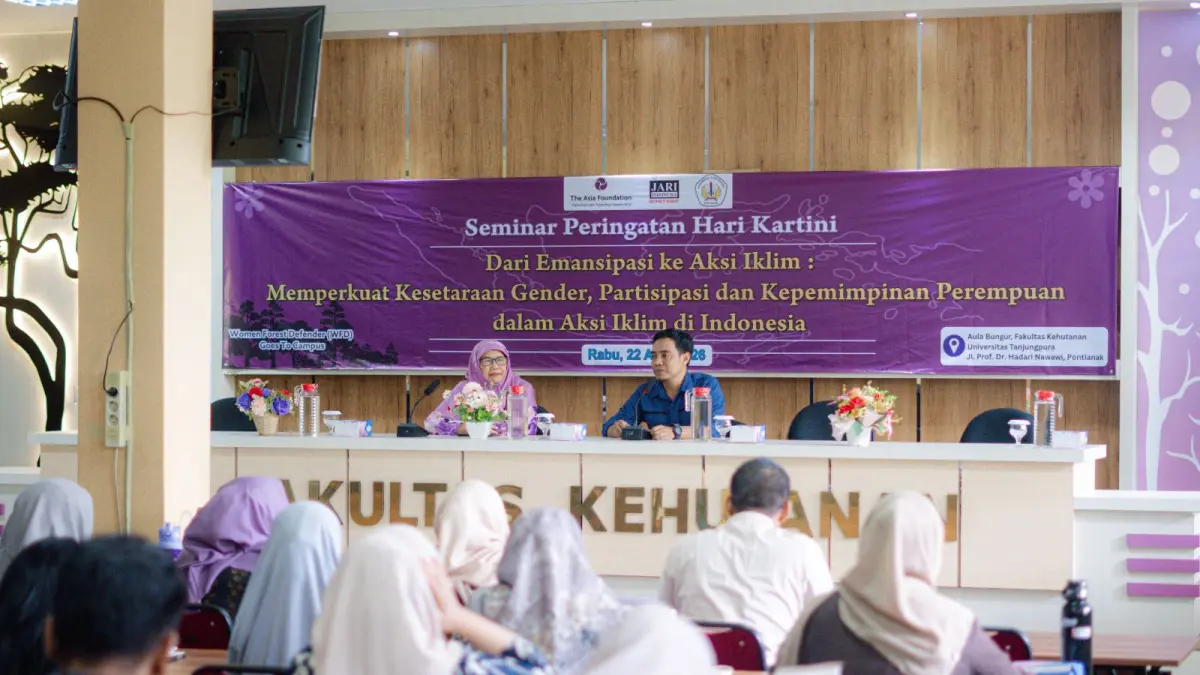 Seminar Hari Kartini di Fakultas Kehutanan Untan angkat peran perempuan dalam aksi iklim dan pengelolaan lingkungan berkelanjutan.