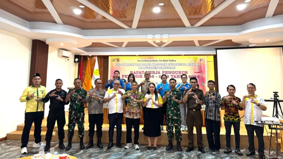 Wabup Sanggau Susana Herpena menghadiri rapat kerja DPC ISKA Kabupaten Sanggau di Hotel Harvey pada Jumat (24/4). (ISTIMEWA)
