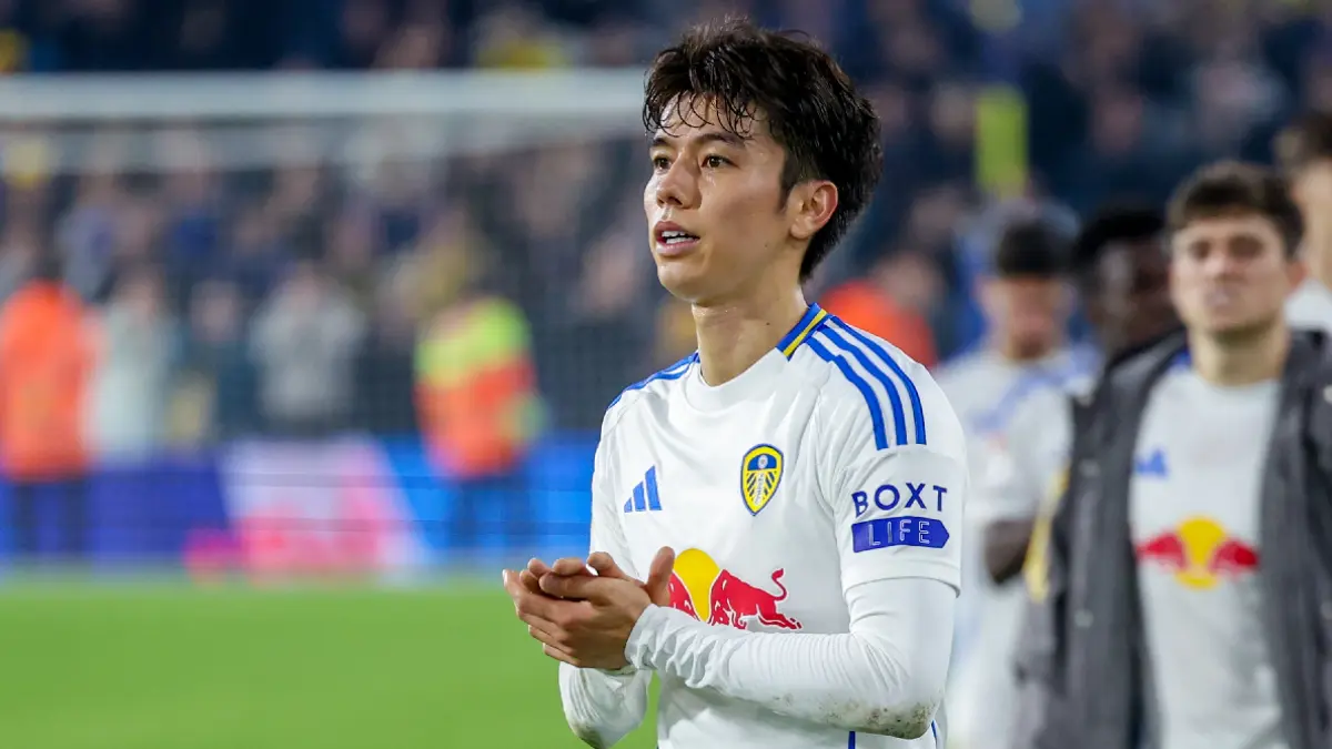 Ao Tanaka dikabarkan diincar manchester United di bursa transfer musim panas nanti.  (DOK.LEEDS UNITED)