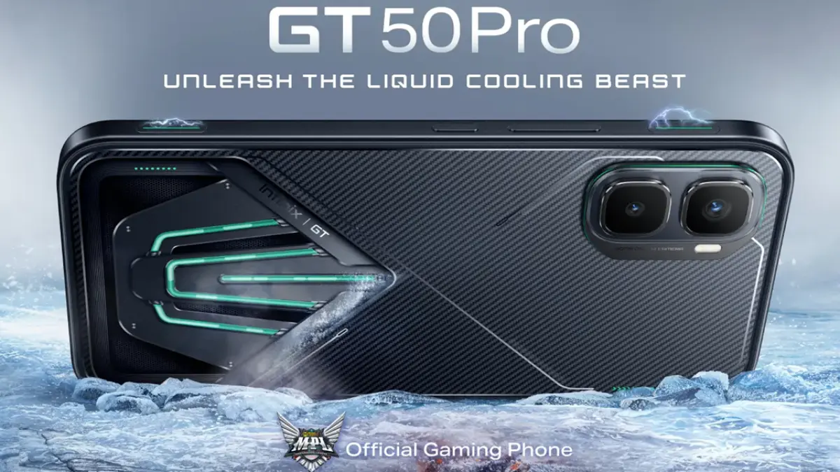 Infinix GT 50 Pro 5G hadir dengan desain futuristik dan fitur gaming lengkap (Dok. Infinix)