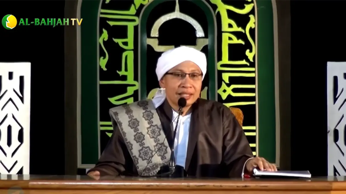 Buya Yahya saat memberikan kajian  