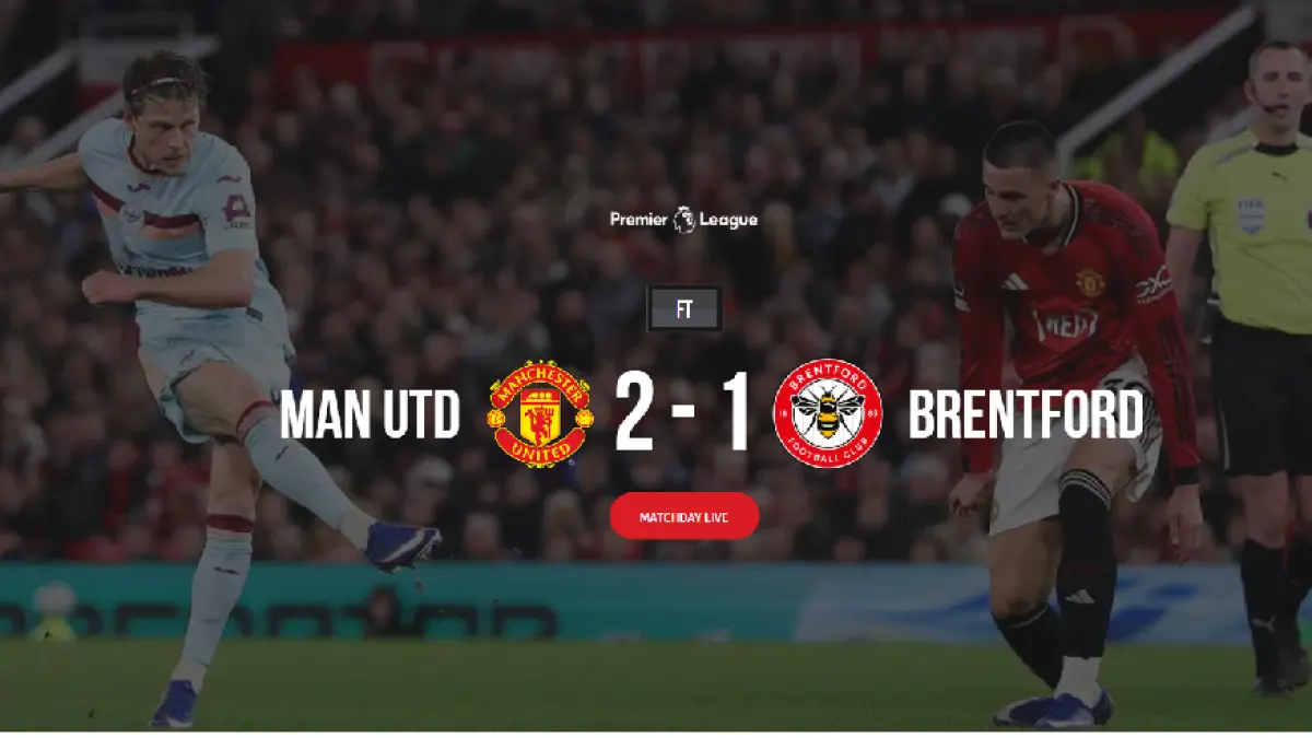 Manchester United mengalahkan Brentford 2-1 di Old Trafford. (DOK.MANCHESTER UNITED)