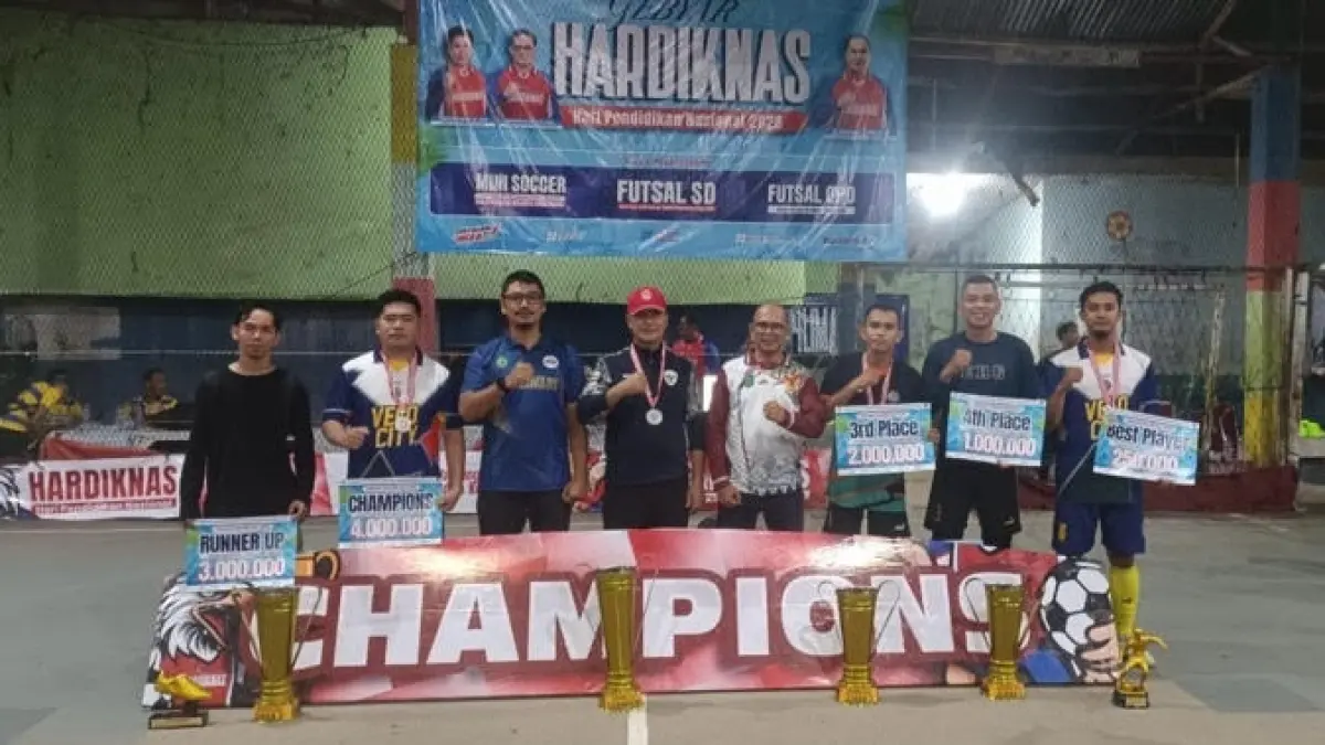 Tim Futsal Disdikbud Singkawang.