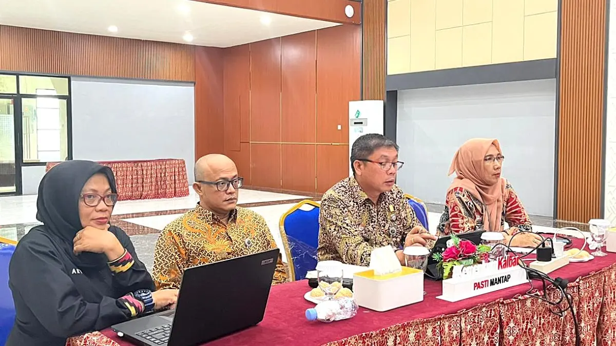 Kantor Wilayah Kementerian Hukum Kalimantan Barat mengikuti Rapat Peningkatan Kinerja Pembinaan Hukum di Wilayah Triwulan I Tahun 2026 secara hybrid pada Kamis (30/4). (DOK KANWIL KEMENKUM KALBAR)