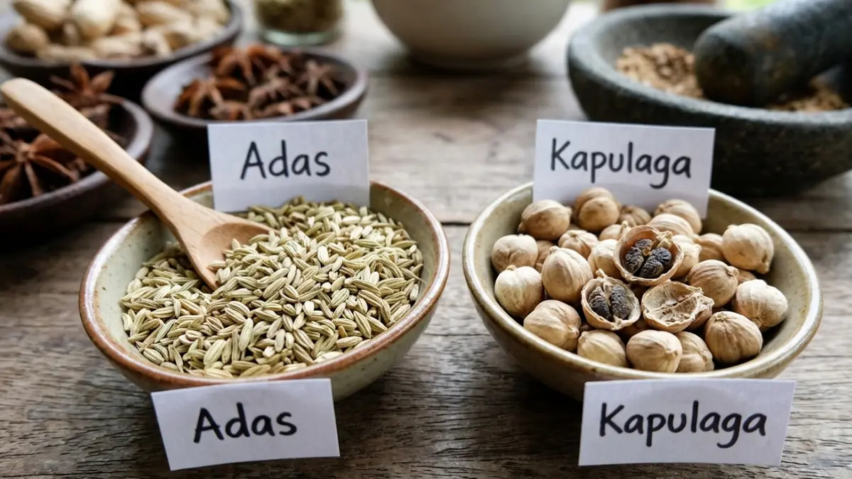 Adas dan kapulaga (AI)