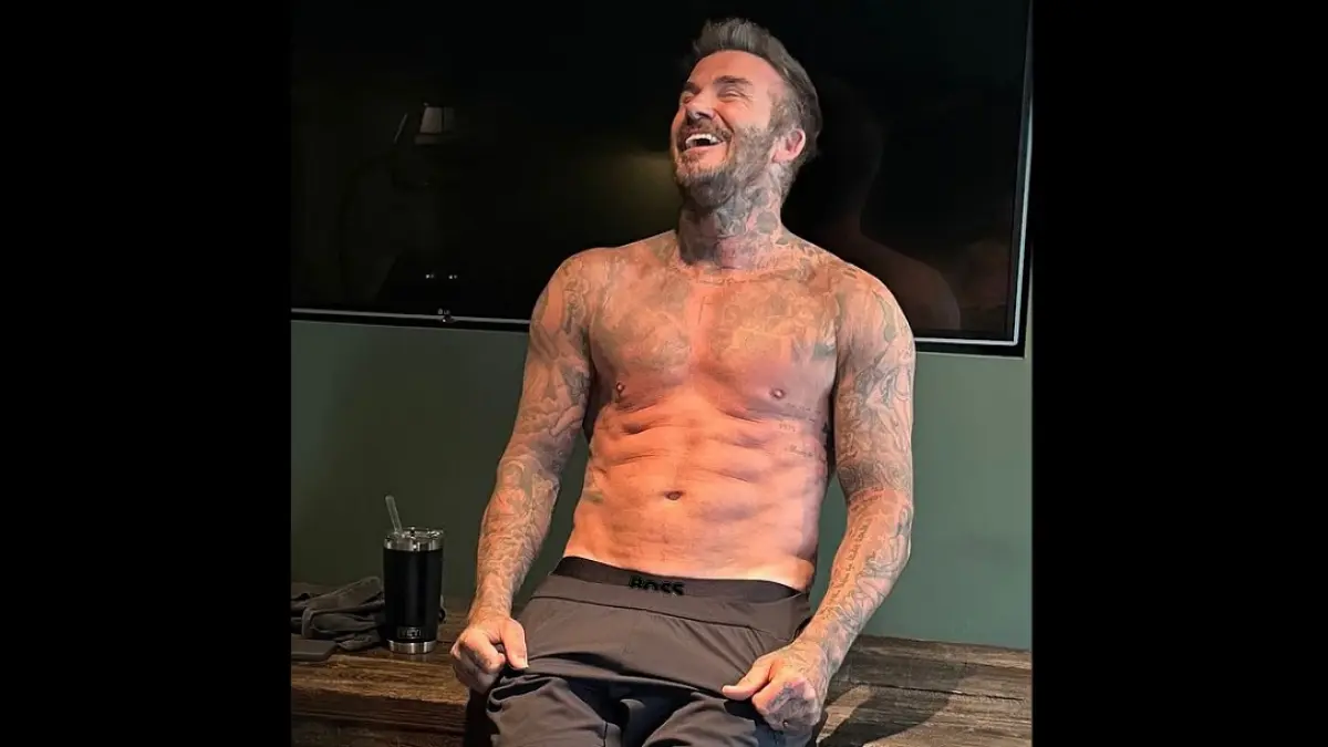 Foto David Beckham yang diunggah di Instagram oleh sang istri Victoria. (Daily Mail) 