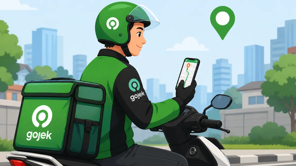 Jasa aplikator Ojol sudah diturunkan jadi 8 persen. (Ilustrasi AI)