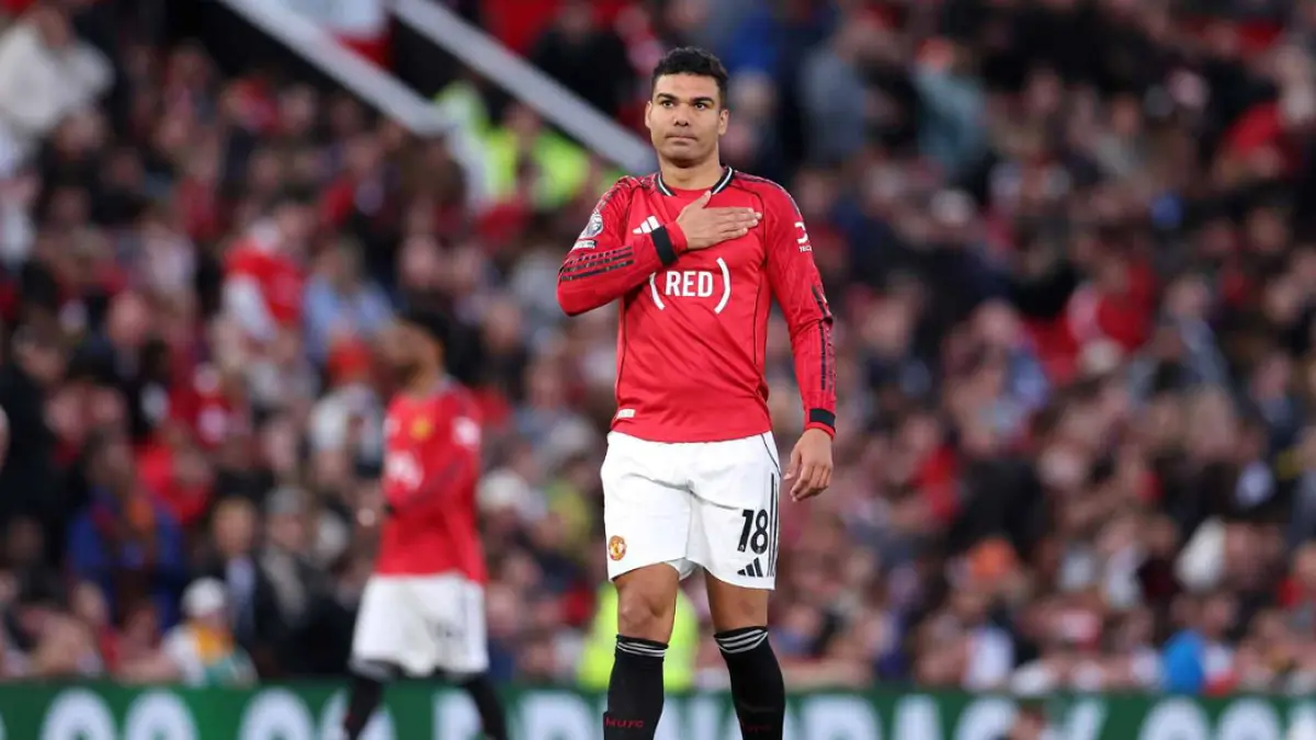 Kepergian Casemiro setelah empat laga tersisa dipastikan meninggalkan kekosongan besar di ruang ganti dan lini tengah Manchester United. (DOK.MU)