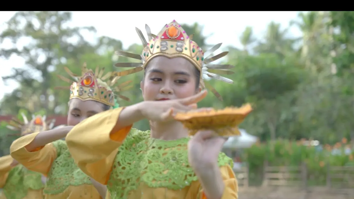 Proses pendokumentasikan Tari Sekapur Sirih. (ISTIMEWA)