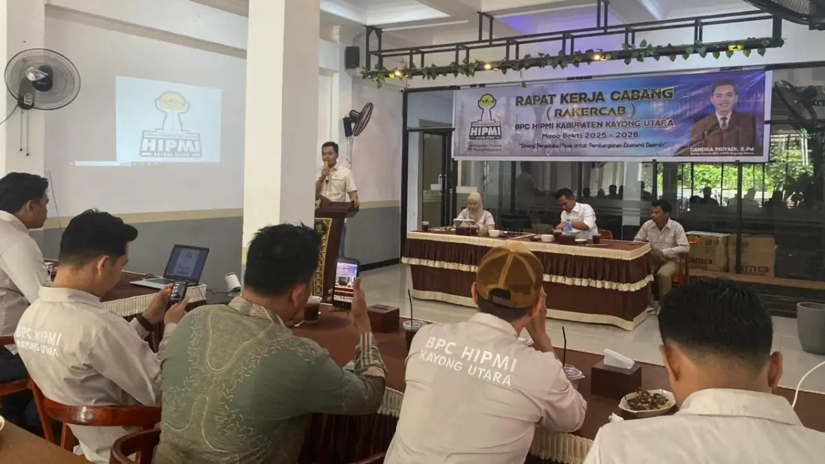 Rapat Kerja Cabang (Rakercab) HIPMI Kayong Utara. 