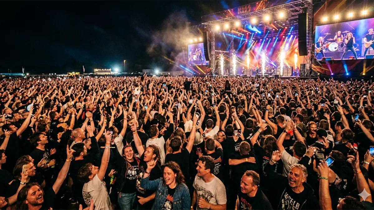 Ilustrasi konser musik (AI)