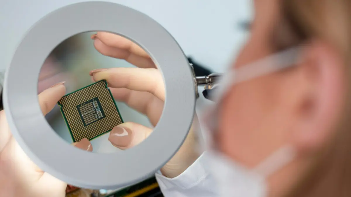 Ilustrasi chipset Snapdragon terbaru berbasis teknologi 2nm. (FREEPIK/@freepik)