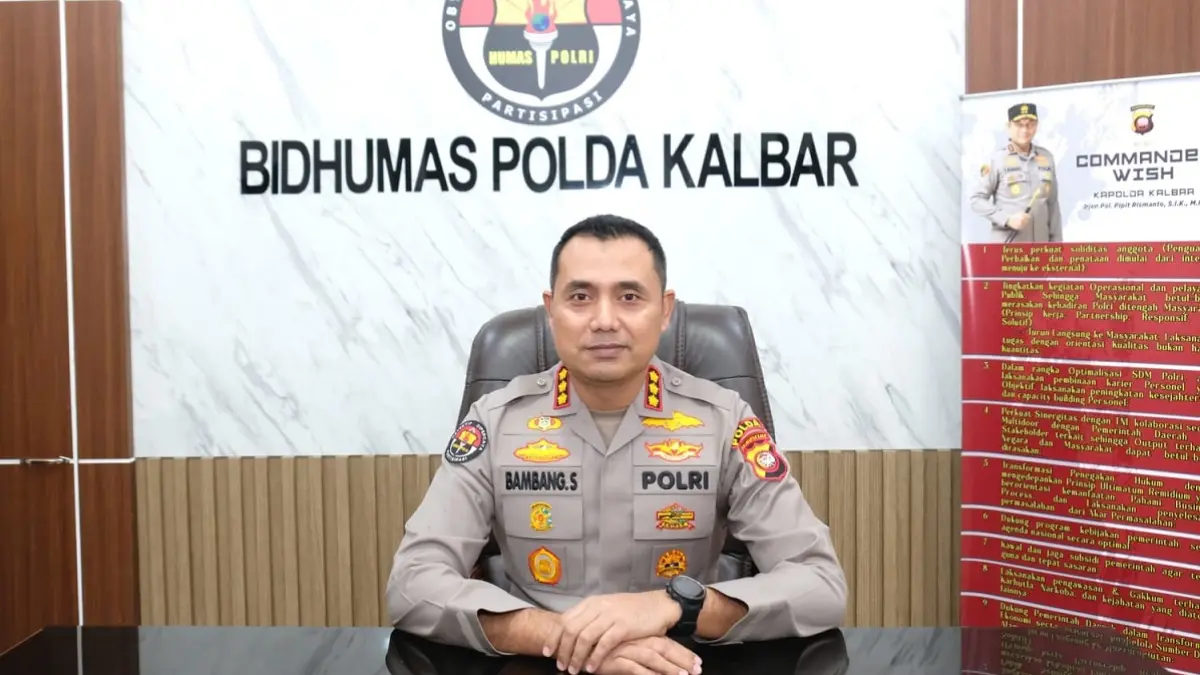 Kabid Humas Polda Kalbar, Bambang Suharyono.