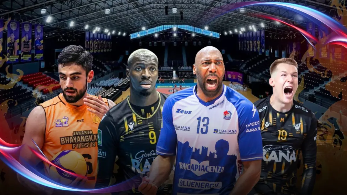 Pemain Jakarta Bhayangkara Presisi yang akan tampil pada AVC Men’s Volleyball Champions League 2026 di GOR Terpadu A. Yani, Pontianak, 13–17 Mei mendatang. (POLDA KALBAR FOR PONTIANAK POST)