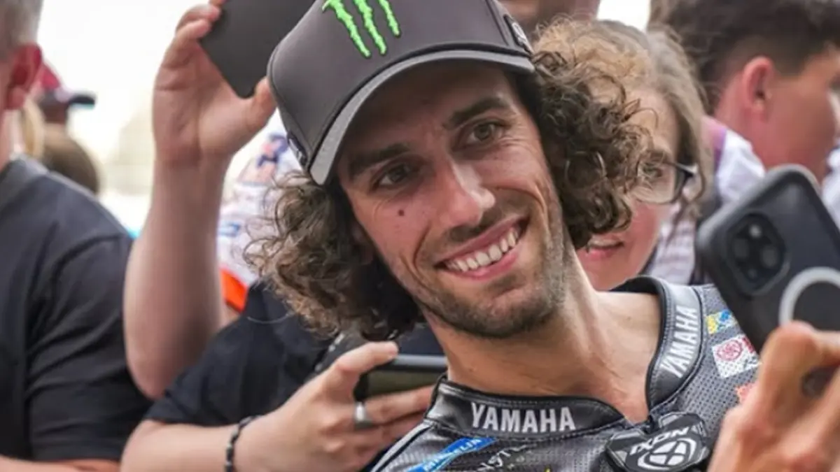 Alex Rins saat balapan MotoGP Spanyol 2026 bersama Yamaha (INSTAGRAM/@alexrins)