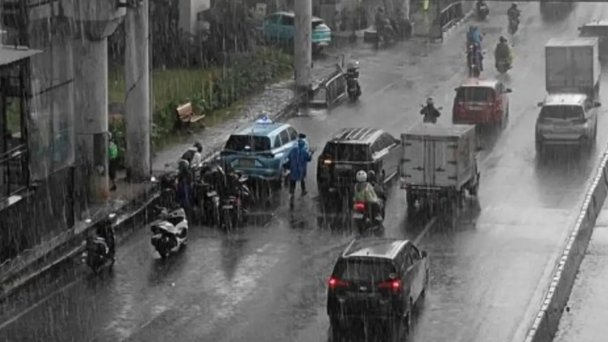 BMKG memprakirakan sejumlah wilayah di Indonesia akan diguyur hujan dengan intensitas beragam. (ILUSTRASI/ANTARA)