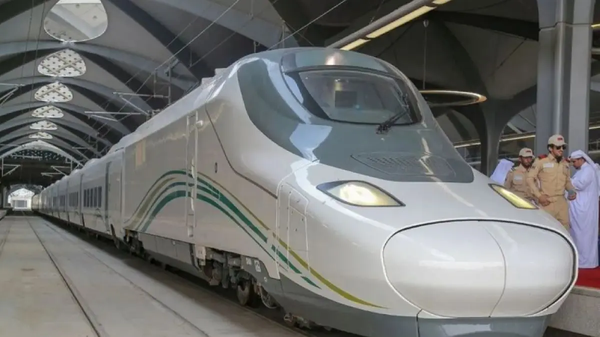Kereta cepat jurusan Mekkah-Madinah. (Antara)