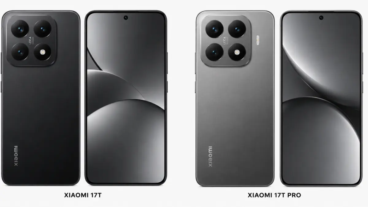Bocoran desain Xiaomi 17T dan 17T Pro yang disebut minim perubahan.(Ilustrasi AI)