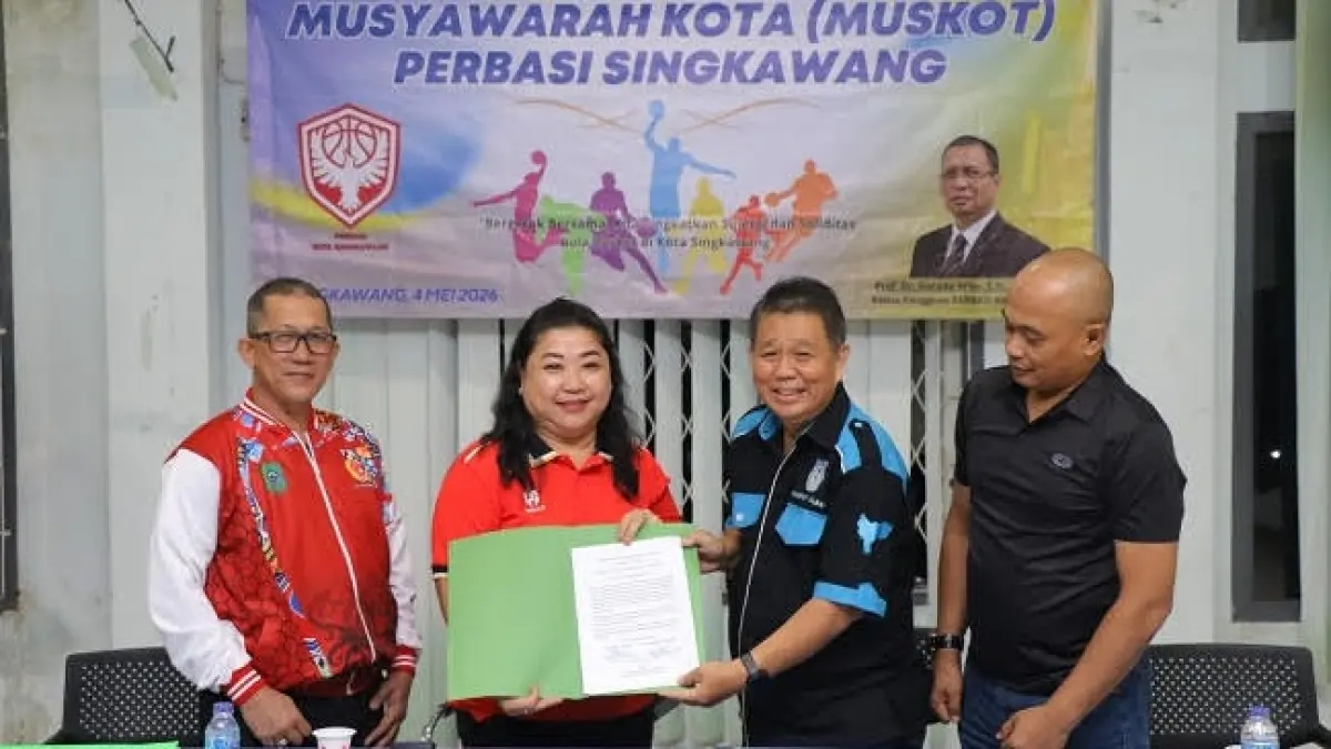 Chantal Novyanti ditetapkan sebagai Ketua Perbasi Singkawang pada Muskot yang digelar, Senin (4/5). 