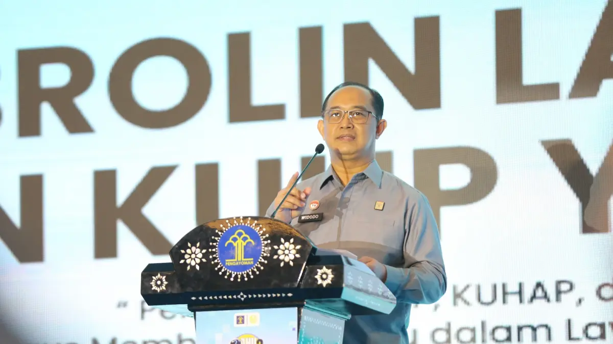 Direktur Jenderal Administrasi Hukum Umum (Dirjen AHU), Widodo. (DOK KANWIL KEMENKUM KALBAR)