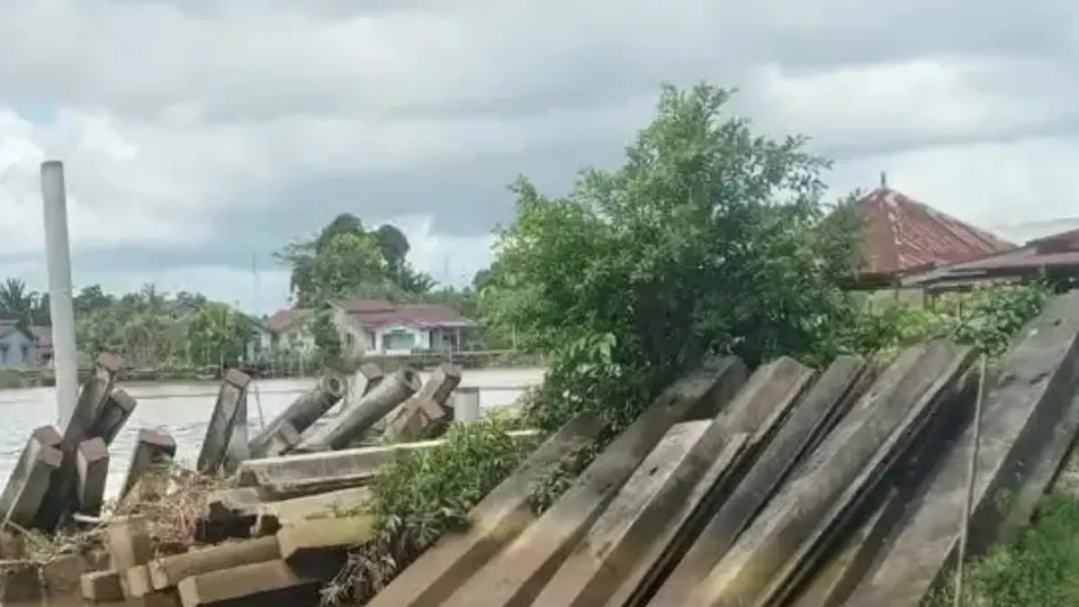 Kawasan waterfront Sambas yang rencananya pembangunan dilanjutkan oleh provinsi. (ISTIMEWA)