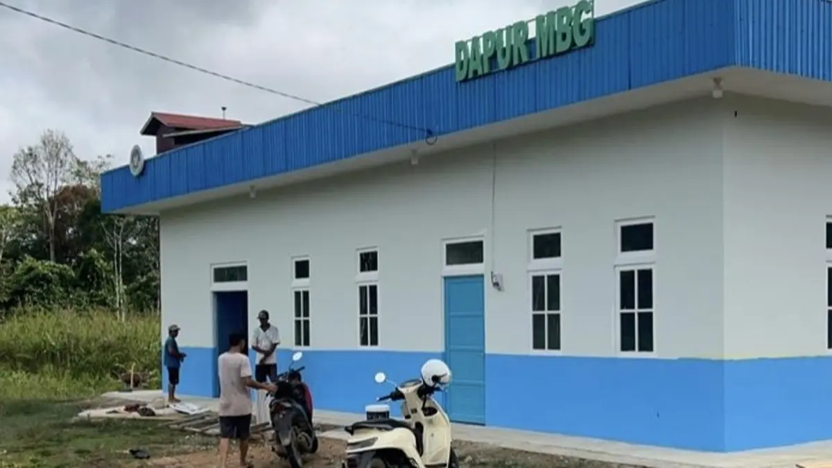 Salah satu Dapur MBG 3 T di Kapuas Hulu yang sudah dibangun. (ISTIMEWA)