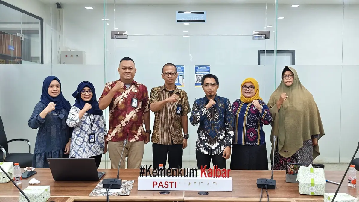 Kantor Wilayah Kementerian Hukum Kalimantan Barat menggelar rapat harmonisasi Raperbup Kayong Utara Pemberian Bantuan Hukum bagi ASN pada Kamis (7/5). (DOK KANWIL KEMENKUM KALBAR)