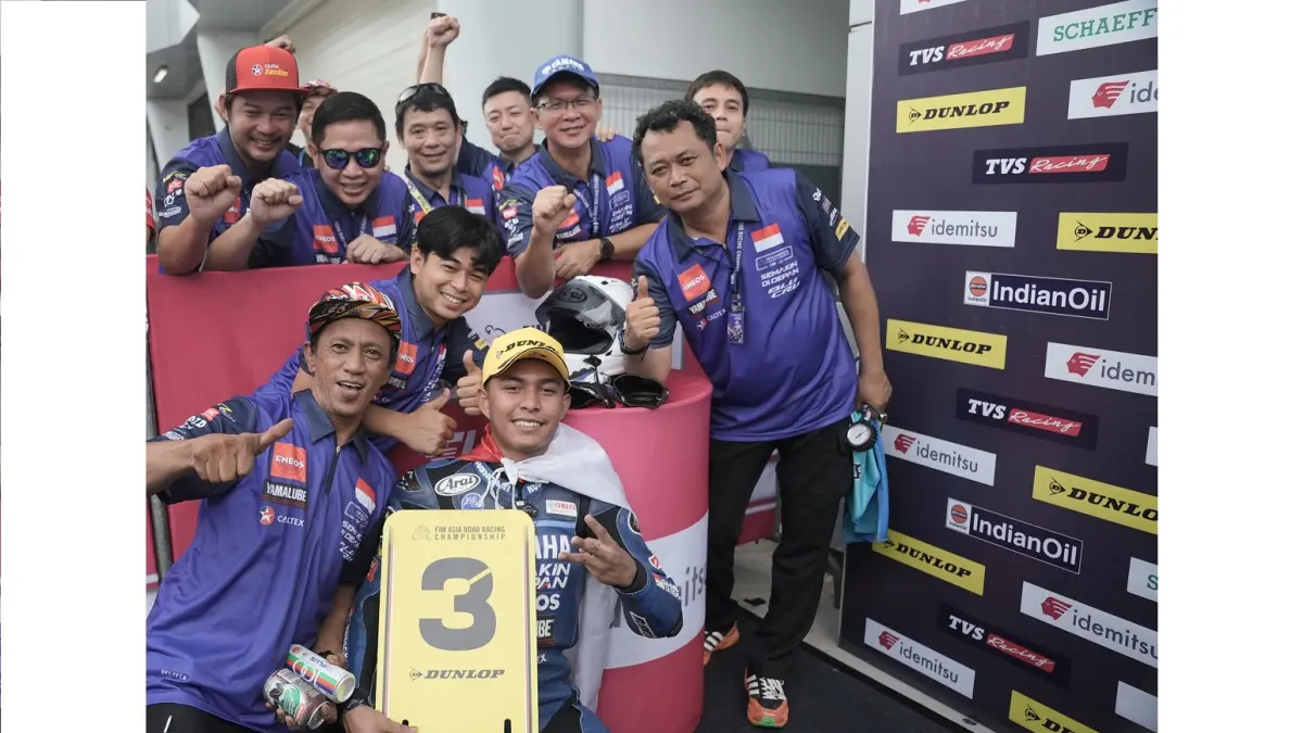 Candra Hermawan meraih podium 3 race 2 AP250 seri 1 ARRC 2026 di Sepang Malaysia