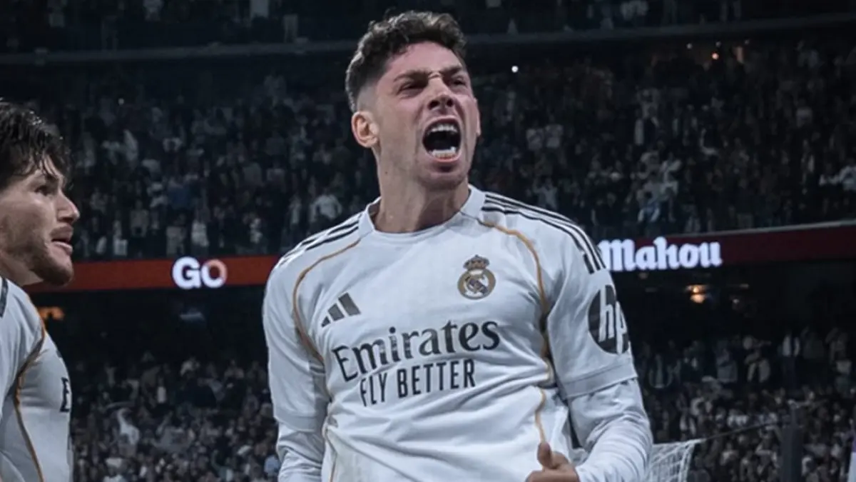 Federico Valverde saat bermain untuk Real Madrid dalam sebuah pertandingan. (INSTAGRAM/@fedevalverde)