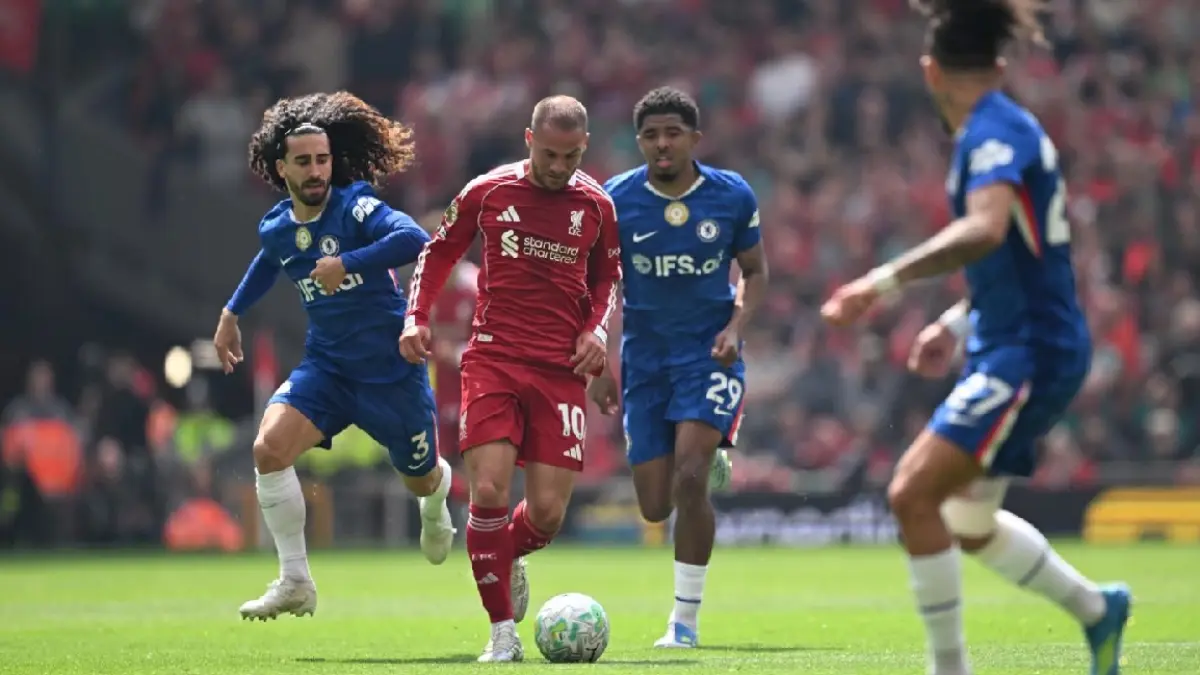 Liverpool kesulitan menghadapi tekanan Chelsea setelah hanya bermain imbang 1-1 dalam laga di Anfield, Sabtu (9/5). (Dok.Liverpool)