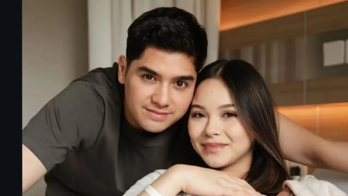 Alyssa Daguise dan Al Ghazali mengumumkan kelahiran anak pertama melalui laman Instagram pribadi mereka. (ANTARA/Instagram @alghazali7)