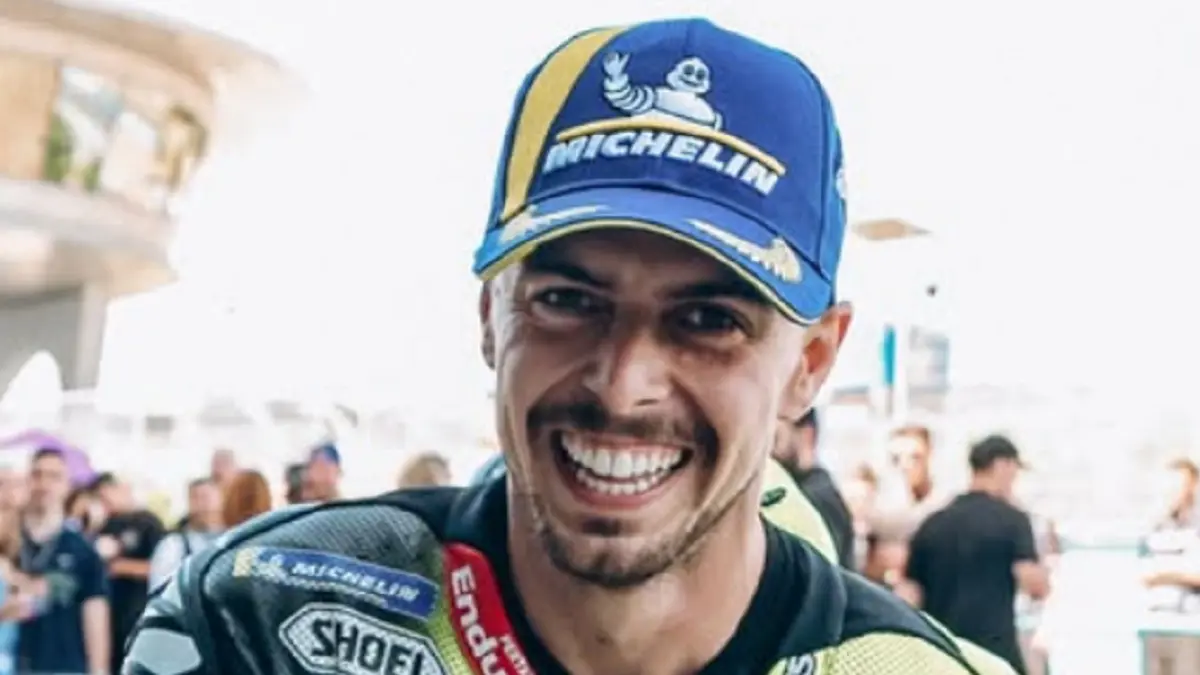 Fabio Di Giannantonio yang mampu menikung Pedro Acosta di lap terakhir MotoGP Prancis 2026.(INSTAGRAM/@fabiodiggia49)