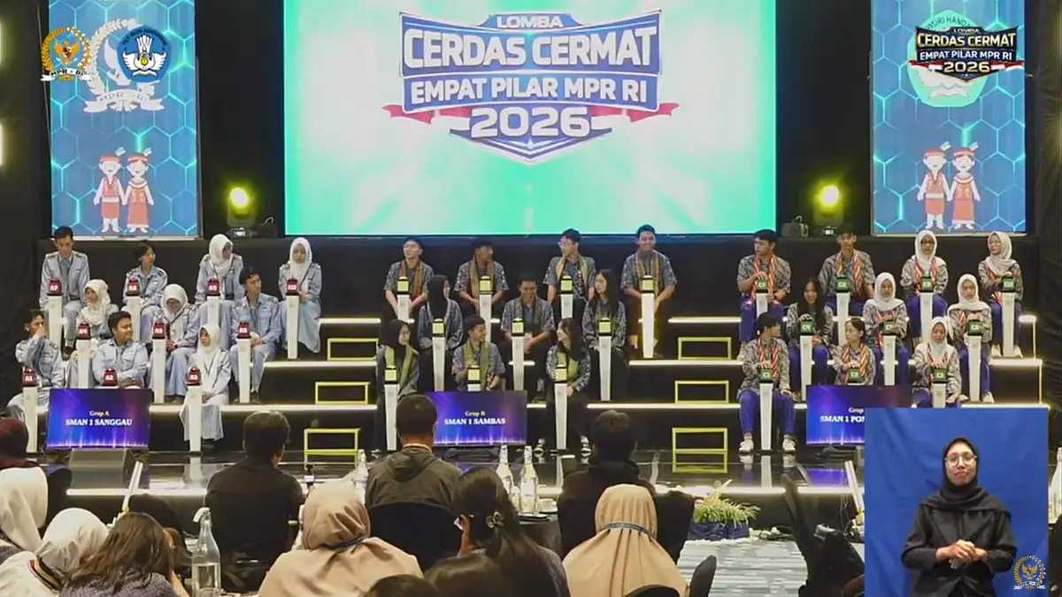 Final Lomba Cerdas Cermat Empat Pilar MPR RI 2026 Provinsi Kalimantan barat. (YOUTUBE)
