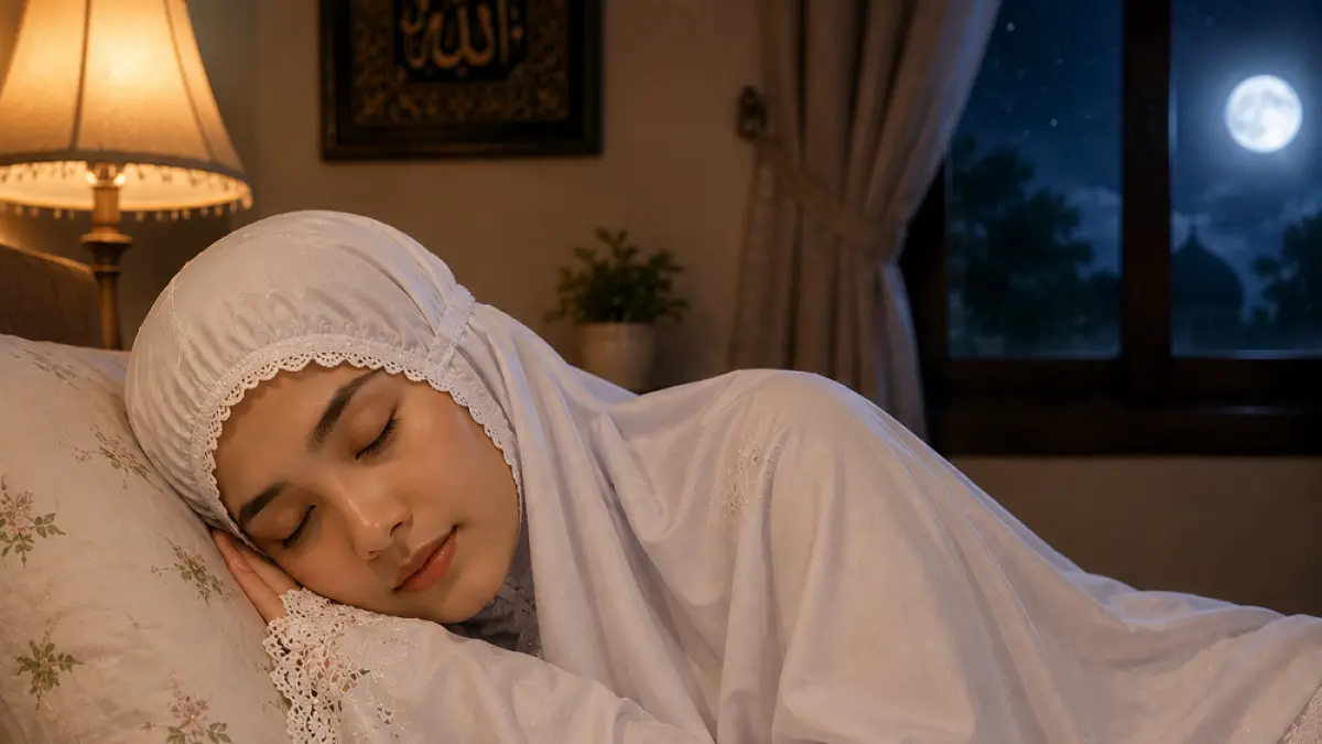 Ilustrasi tidur setelah salat Ashar 