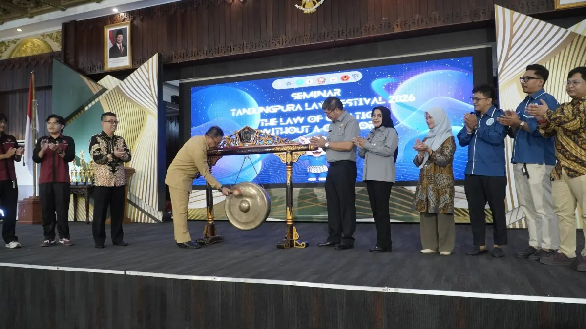 Kanwil Kemenkum Kalbar menghadiri Tanjungpura Law Festival 2026 pada Senin (11/5). (DOK KANWIL KEMENKUM KALBAR)