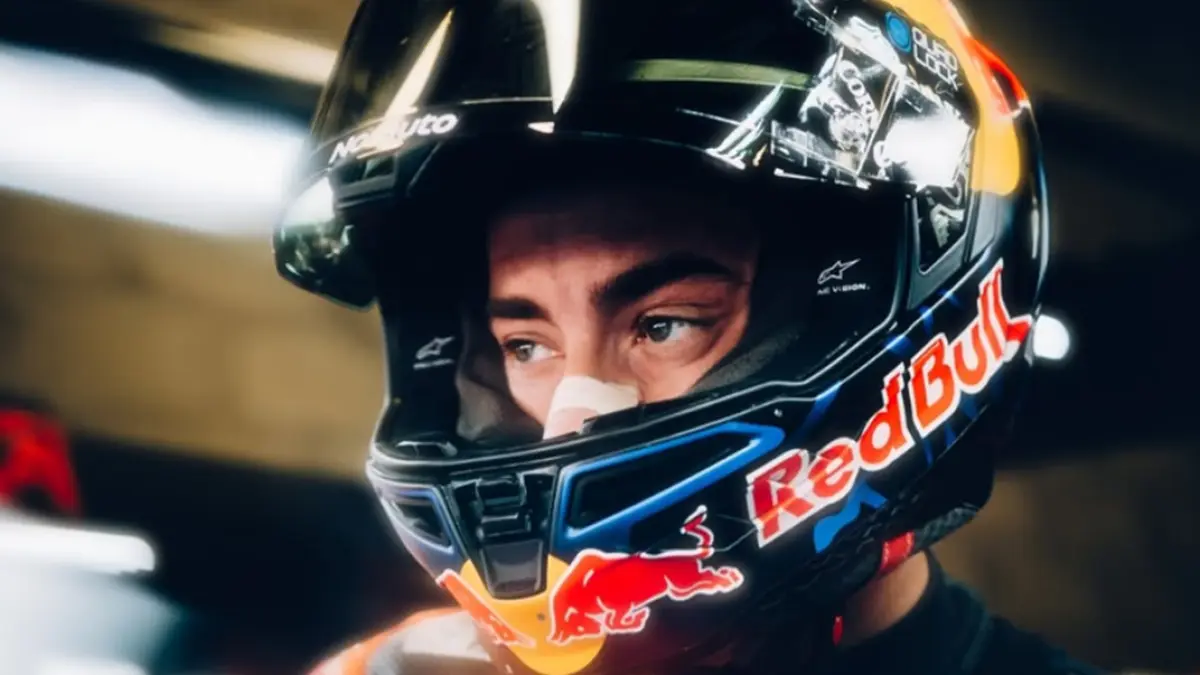 Pedro Acosta melaju agresif di Sirkuit Le Mans dengan RC16 saat finis lima besar.(INSTAGRAM/@37pedroacosta)