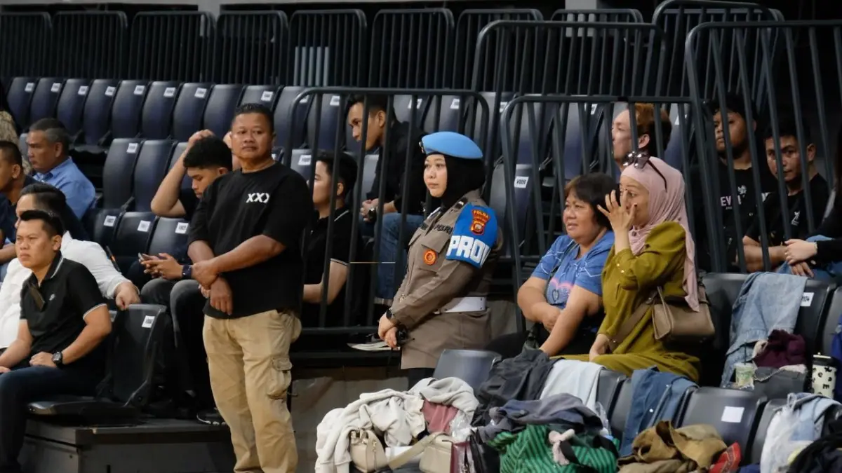 Pengamanan menjelang pelaksanaan ajang bola voli tingkat Asia atau AVC ditingkatkan. (POLDA KALBAR)