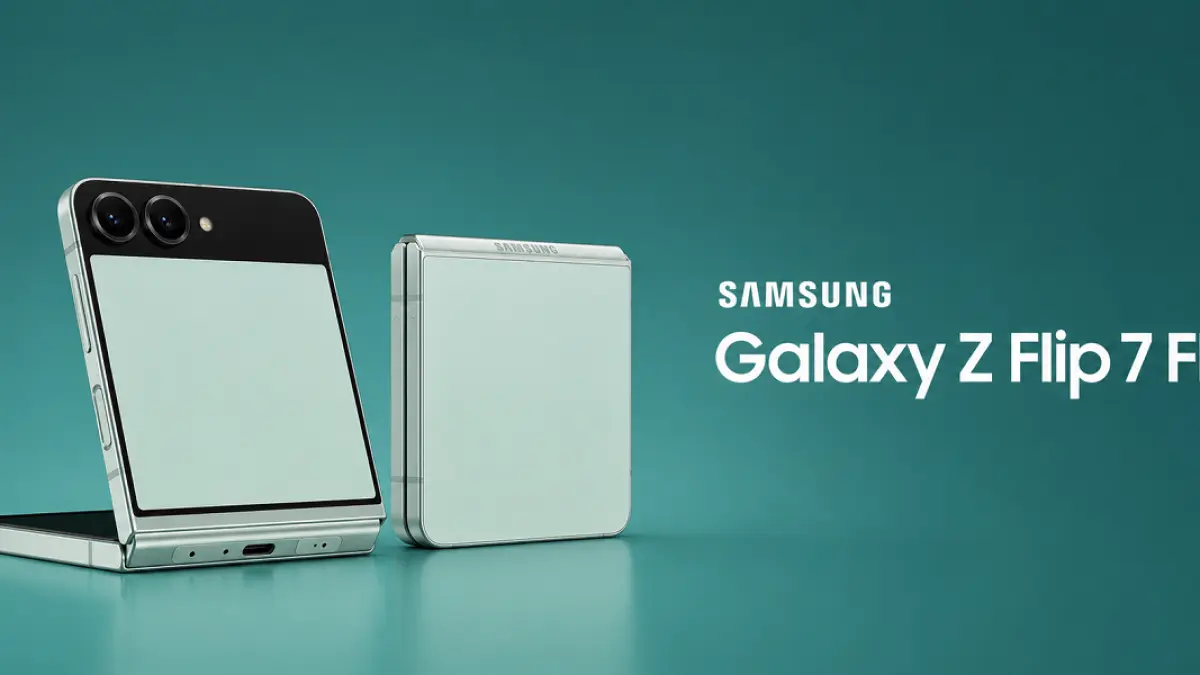 Tampilan Galaxy Z Flip 7 FE dengan antarmuka baru One UI 8.5 berbasis Android 16. (Ilustrasi AI)