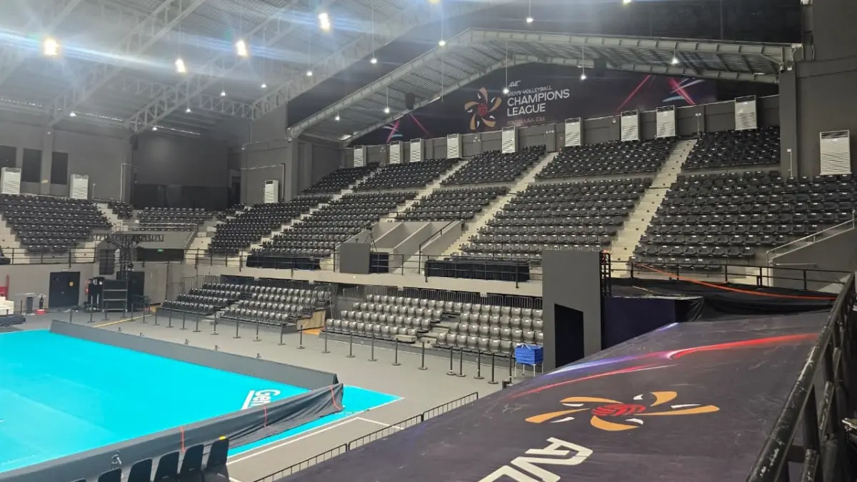 GOR Terpadu Ayani yang akan menjadi venue AVC Men’s Volleyball Champions League 2026 Pontianak. (DOK POLDA KALBAR)