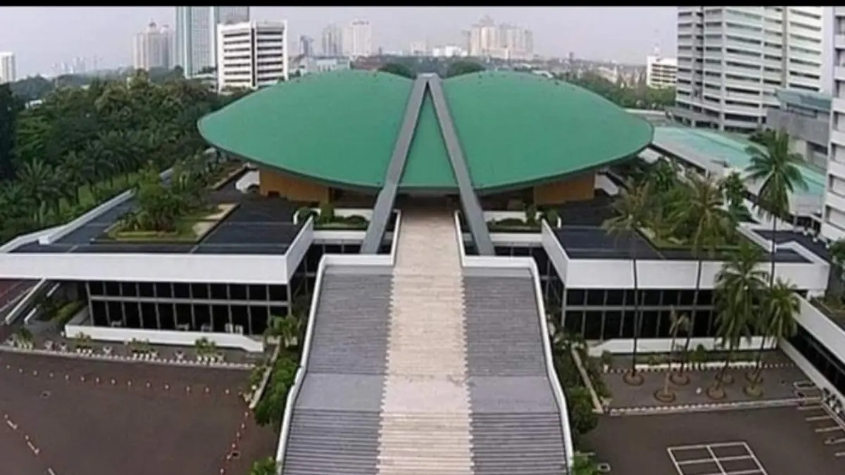 Ilustrasi gedung MPR RI. (DOK JAWA POS)