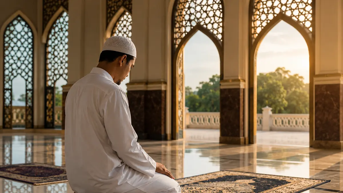 Ilustrasi salat jamak takdim
