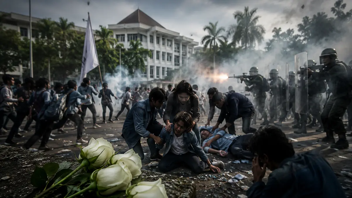Ilustrasi Tragedi Trisakti 